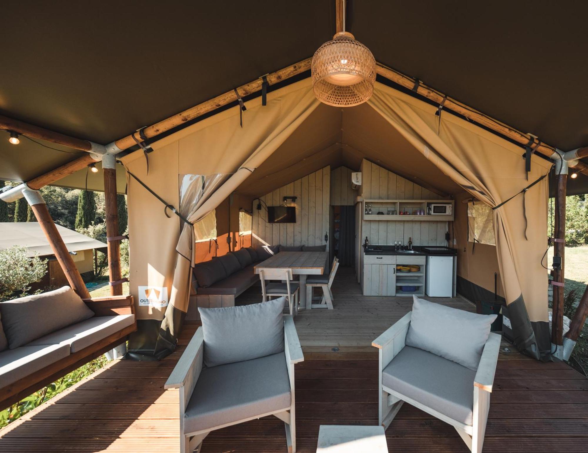 מלון ריפרבלה Glamping Le Tegole מראה חיצוני תמונה